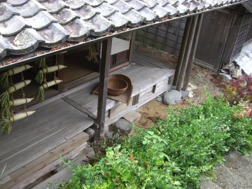実家の縁側